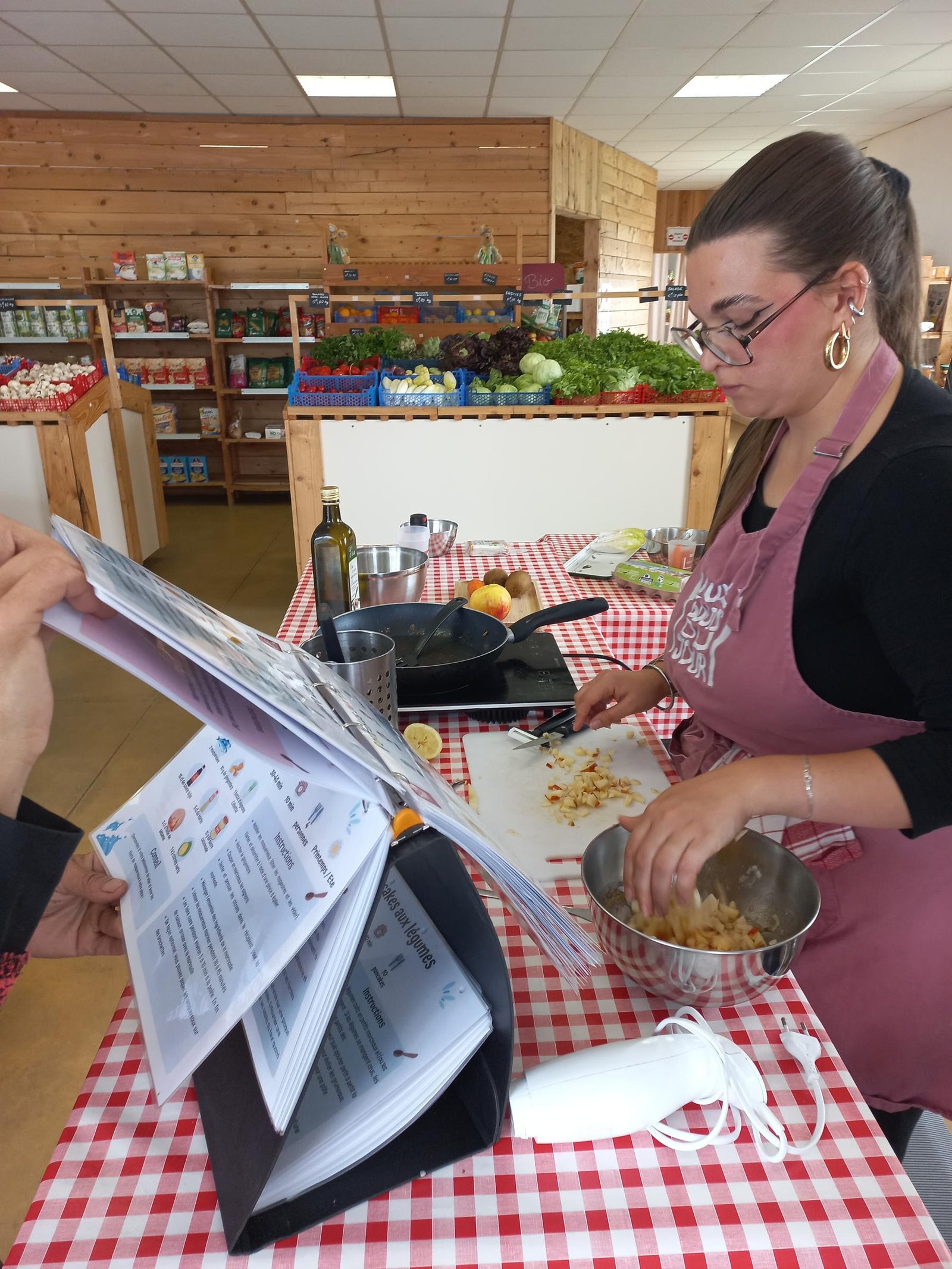Animation cuisine association Aux Gouts du Jour