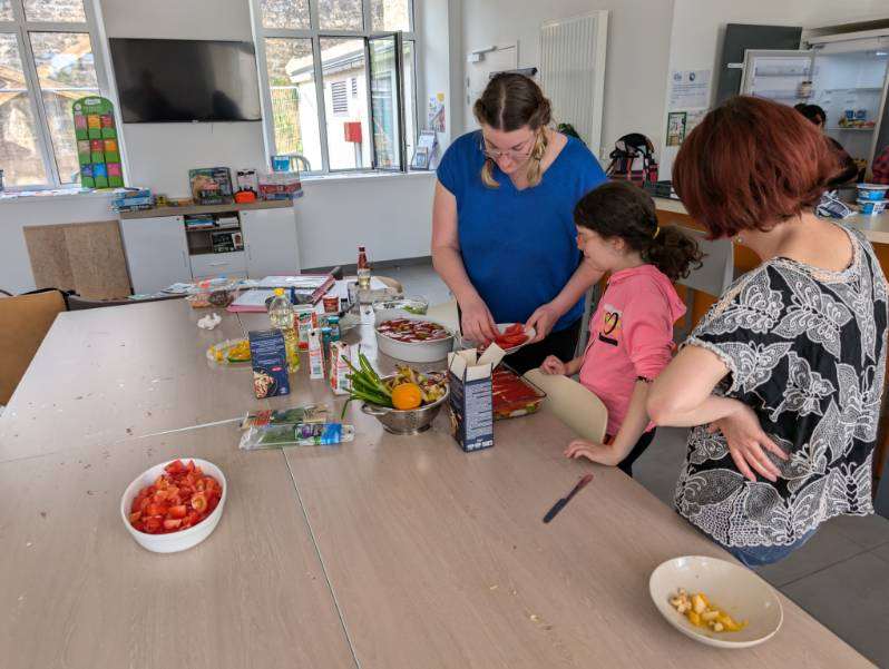 Ateliers bénéficiaires côté cuisine EBECOB