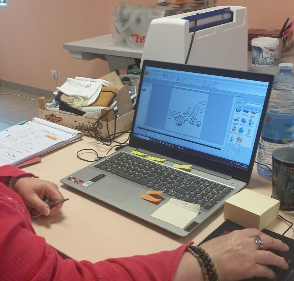 Atelier Les fées de la couture EBECOB - Conception d'un motif sur ordinateur