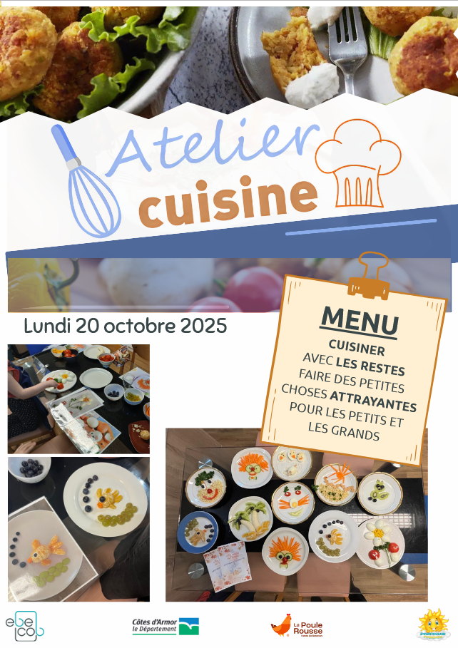 Atelier cuisine artistique EBECOB